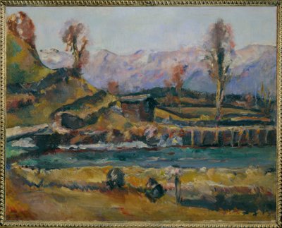 Landscape near Maishofen by Anton Faistauer